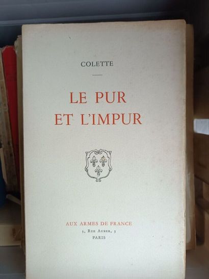 Large lot of books, mainly by Madame COLETTE....