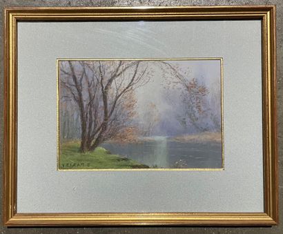 Eugène Ferdinand PARISY (1849-1916)
River...