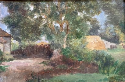 Attributed to Gustave Henri COLIN (1828-1910)
Landscape
Oil...