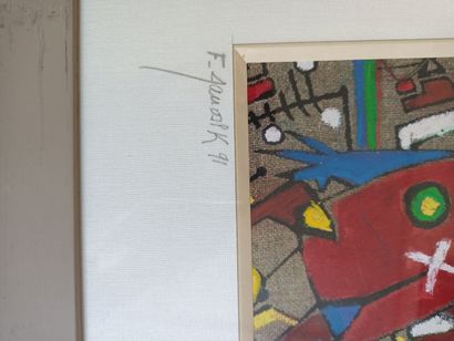 Fabrice JARIOSIK ?
Two framed compositions.
-...