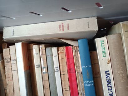 Large lot of books, mainly by Madame COLETTE....