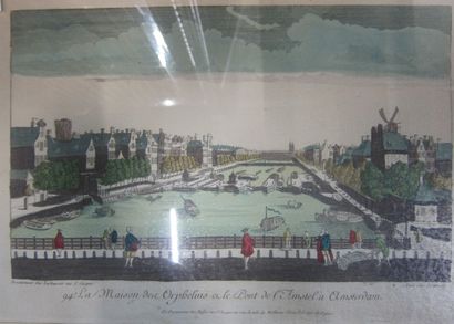 Two watercolor optical views
Amsterdam
One...