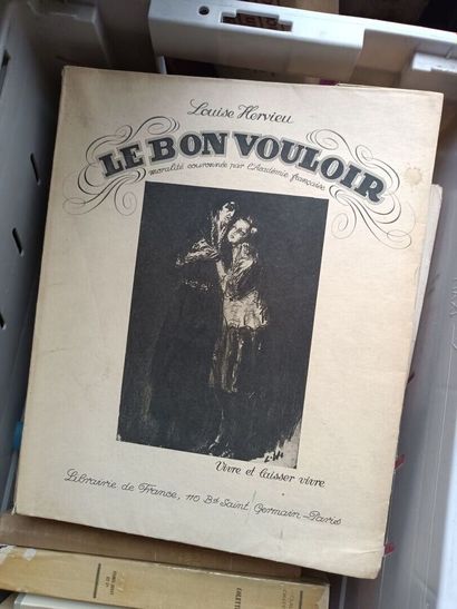 Large lot of books, mainly by Madame COLETTE....