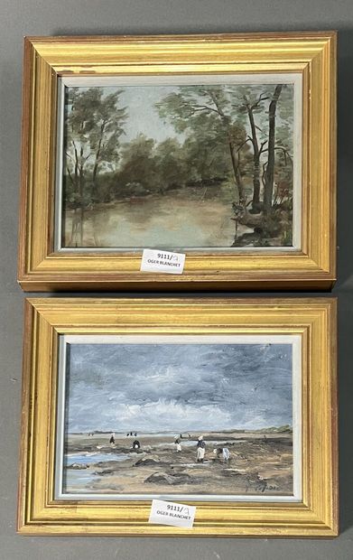 Lot of framed pieces, some signed. 
Smallest:...