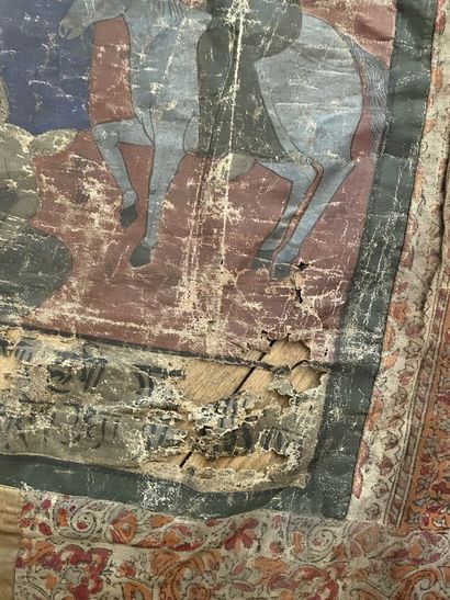 TIBET - XIXTH CENTURY
Tangka, distemper on...