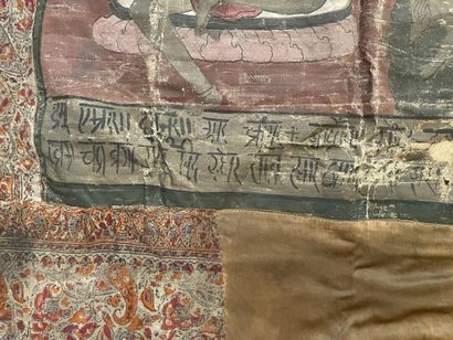 TIBET - XIXTH CENTURY
Tangka, distemper on...