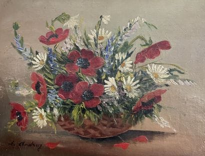 Lot of paintings and framed pieces 
Including...