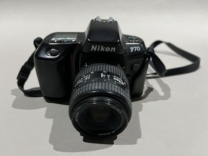 Two cameras including a NIKON F70 and a PANASONIC...