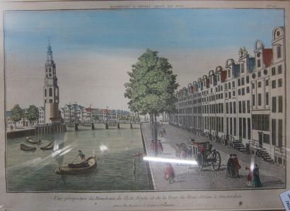 Two watercolor optical views
Amsterdam
One...