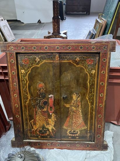 Lot of trinkets including two gilt bronze...