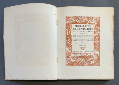 LAFORGUE, Jules - Legendary moralities. With...