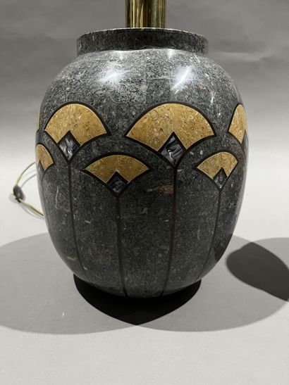 Two ceramic lamp bases, differences. 
Modern...
