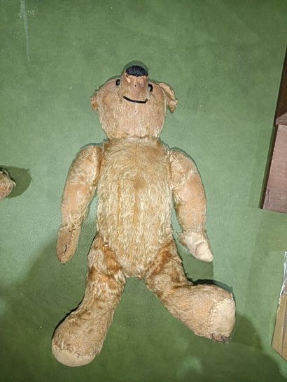 Lot of toys including two plush toys and...