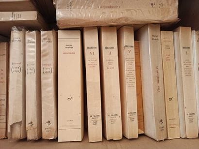 Lot of bound and paperback books, mainly...