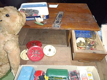 Lot of toys including two plush toys and...