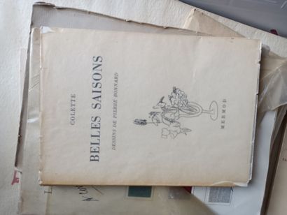 Large lot of books, mainly by Madame COLETTE....
