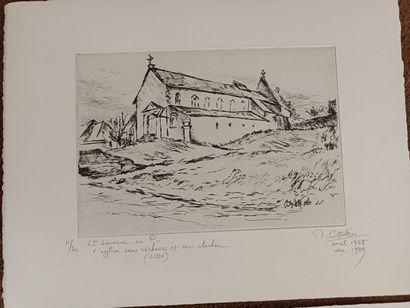 M. CORBIN
Lot of drawings including :
- 4...