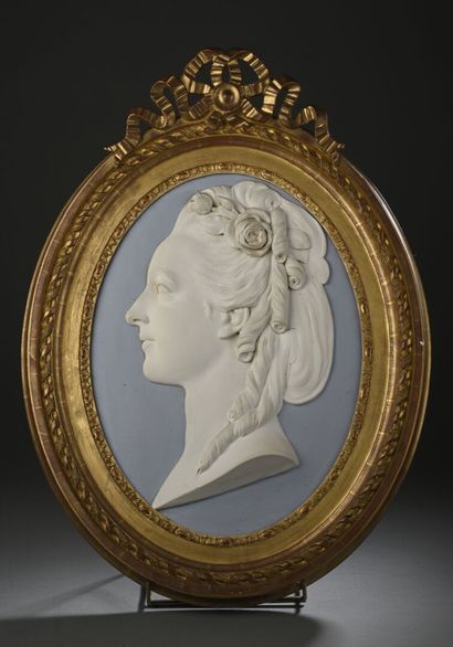 La Princesse de Lamballe de profil 
Épreuve...