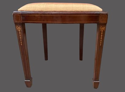 Mobilier de salon en acajou et filets de...