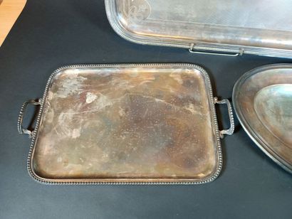 Service de plâtreries en argent, modèle à...