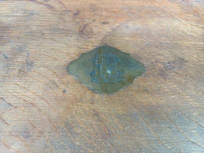Ménagère en argent, modèle à filet chiffré...