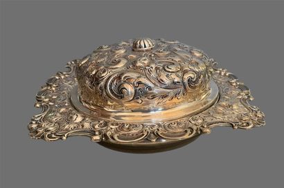 Brule parfum en argent anglais à décor de...