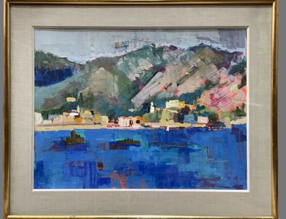 Jean-Jacques MORVAN (1928-2005)
Seaside
Gouache...