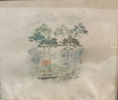 Fort lot de dessins, gravures dont :
Pierre...