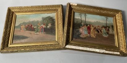 19th century school
Games on a terrace
Two...