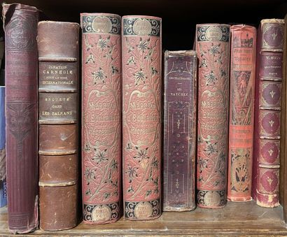 Lot of various bound books. including twelve...