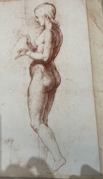 Fort lot de dessins, gravures dont :
Pierre...