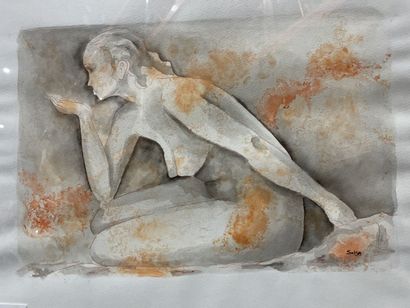 Lot d' oeuvres contemporaines :
Alain BONNEFOIT...