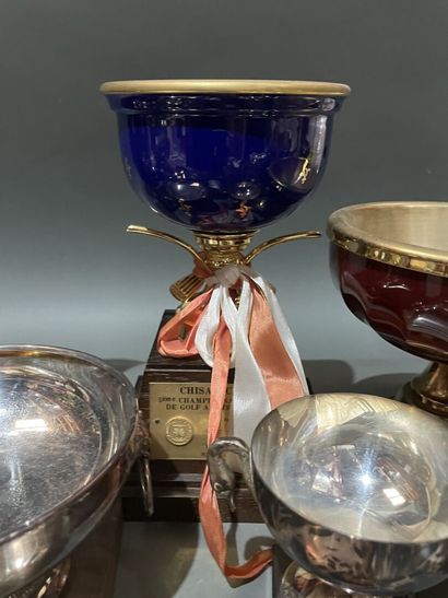 Fort lot de coupes et trophés de golf en...
