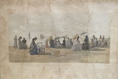 Fort lot de dessins, gravures dont :
Pierre...