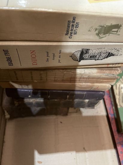 Large lot of bound books. 
7 boxes