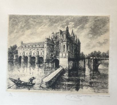 Lot de gravures. 
La plus grande : 51 x 33...
