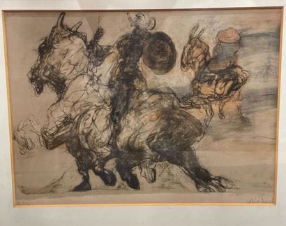 Claude WEISBUCH (1927-2014)
Don Quixote
Color...