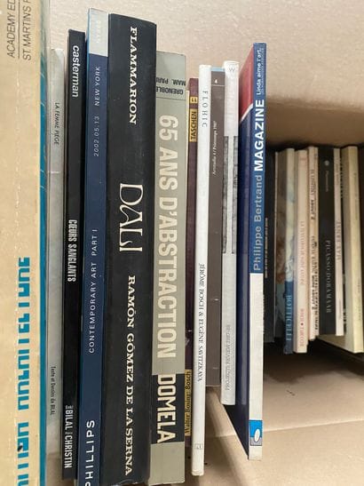 Lot of mainly art books and six books from...