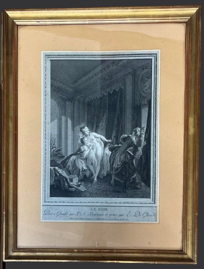 Lot de gravures. 
La plus grande : 51 x 33...