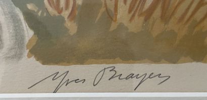Yves BRAYER (1907-1990)
Carriage on a Provence...