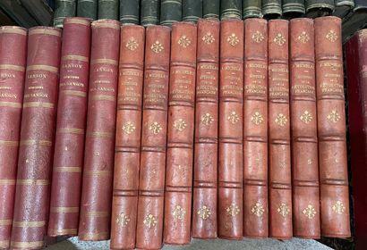 Large lot of bound books. 
7 boxes