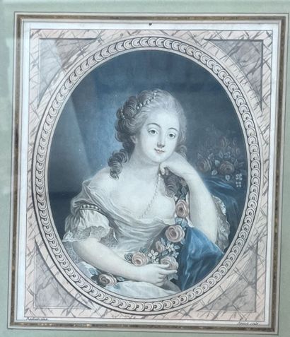 Lot de gravures. 
La plus grande : 51 x 33...
