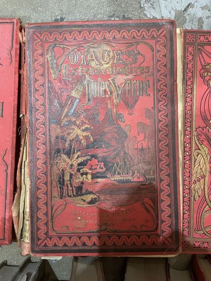 Large lot of bound books. 
7 boxes