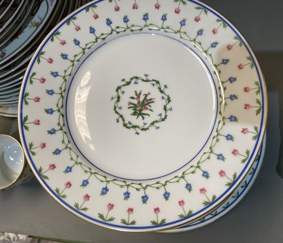 Parties de service de table en porcelaine...