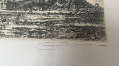 Lot de gravures. 
La plus grande : 51 x 33...