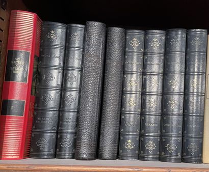 Lot of various bound books. including twelve...