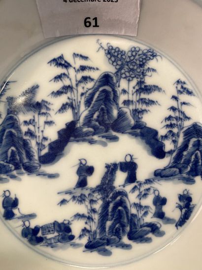 CHINE - Fin XIXème siècle
Deux soucoupes...