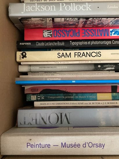Lot of mainly art books and six books from...