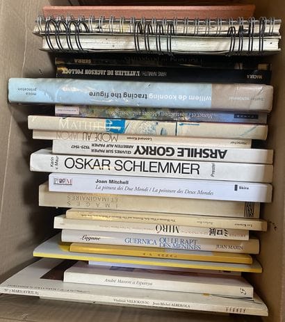 Lot of mainly art books and six books from...