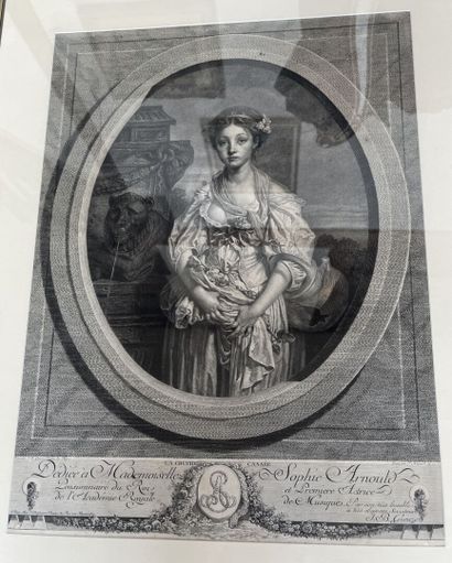 Lot de gravures. 
La plus grande : 51 x 33...